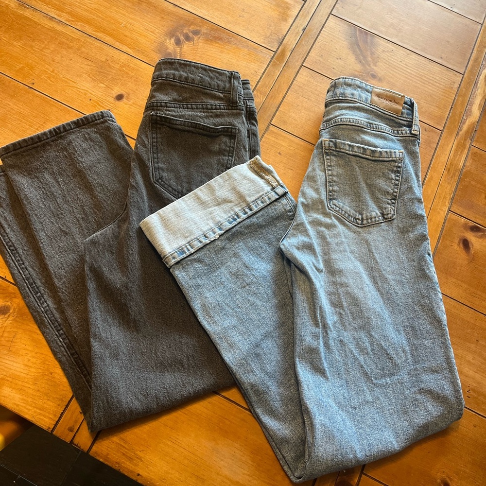 Two pairs of jeans